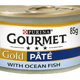 کنسرو غذای گربه گورمت مدل ماهی تن Ocean Fish Pate وزن 85 گرم