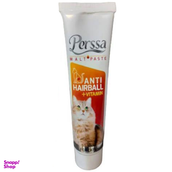 خمیر مالت گربه پرسا (Perssa) مدل Vitaminand Hairball وزن 100 گرم بسته 2 عددی