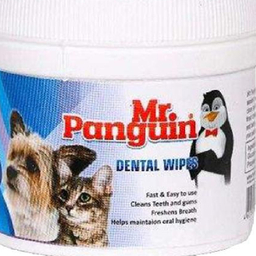 دستمال تمیز کننده دندان حیوانات خانگی مستر پنگوین (Mr Panguin) مدل Dental Wipe بسته 70 عددی