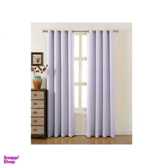 پرده کتان کارینو (Karino) مدل Gu11 مجموعه 2 عددی ارتفاع 280