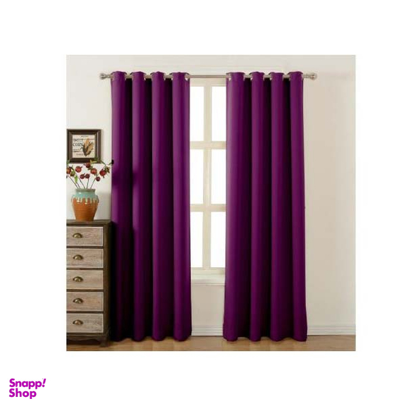 پرده کتان کارینو (Karino) مدل Gu11 مجموعه 2 عددی ارتفاع 280