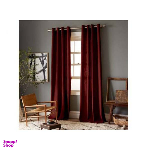 پرده کتان کارینو (Karino) مدل Gu11 مجموعه 2 عددی ارتفاع 280