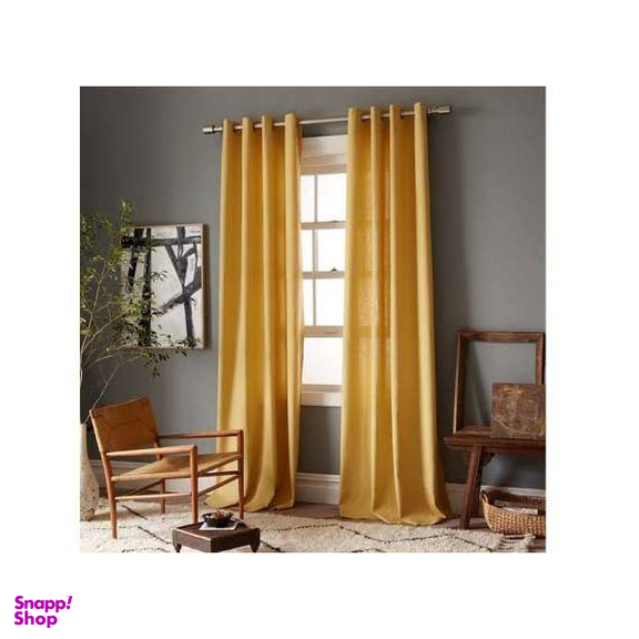 پرده کتان کارینو (Karino) مدل Gu11 مجموعه 2 عددی ارتفاع 280