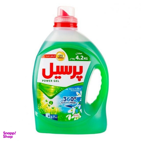 مایع لباسشویی پرسیل (Persil) با رایحه گل‌‌های سفید وزن 2.7 کیلوگرم
