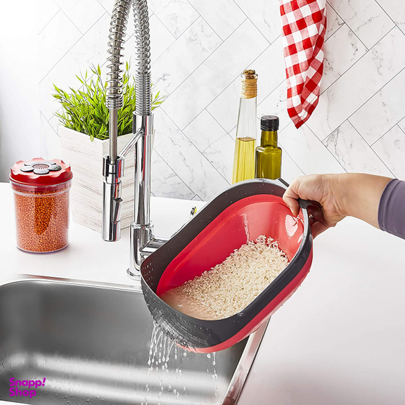 آبکش برنج کیولوکس مدل تاشو