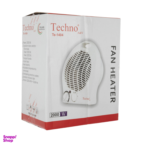 فن هیتر تکنو (Techno) مدل Te-1404