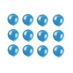 بادکنک ساده بالوتکس (Ballotex) سایز 12 اینچ مجموعه 12 عددی رنگ آبی