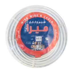 کابل برق میرا (Mira) مدل 2 در 2٫5 افشان کد سفید