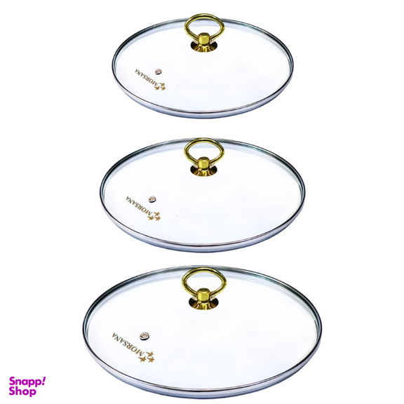 درب قابلمه و تابه مرسانا مدل T282420 مجموعه 3 عددی