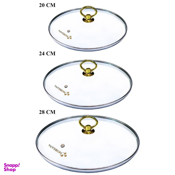 درب قابلمه و تابه مرسانا مدل T282420 مجموعه 3 عددی