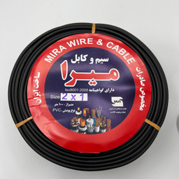 کابل برق میرا (Mira) مدل افشان 2 در 1 کد Black