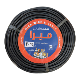 کابل برق میرا (Mira) مدل افشان 2 در 2/5 کد Black