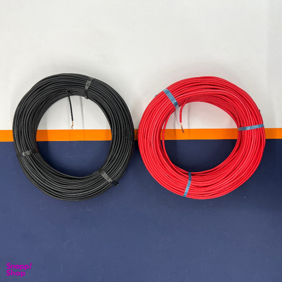 سیم برق میرا (Mira) مدل افشان 1٫5 و 2٫5 کد 2٫5R - 1٫5BK بسته 2 عددی