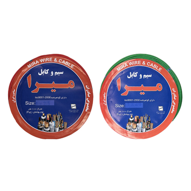 سیم برق میرا (Mira) مدل افشان 1 در 2/5 کد G-R بسته 2 عددی
