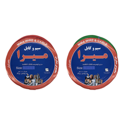 سیم برق میرا (Mira) مدل افشان 1 در 1/5 کد G-R بسته 2 عددی