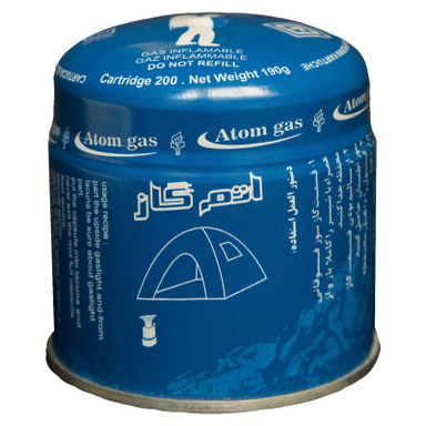 کپسول گاز سفری اتم گاز (Atom Gas) وزن 190 گرم