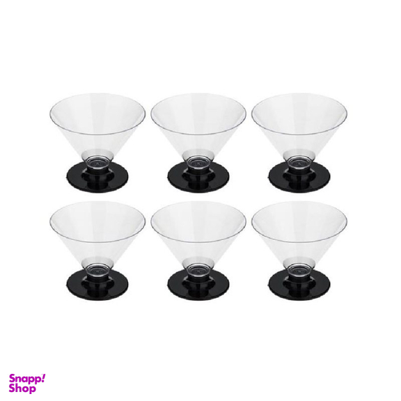 لیوان یکبار مصرف کوشا مدل نیکا کد D0107 بسته 6 عددی