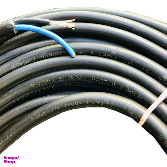 کابل اعتماد کابل البرز (Etemad Cable Alborz) مدل برق افشان 6×2