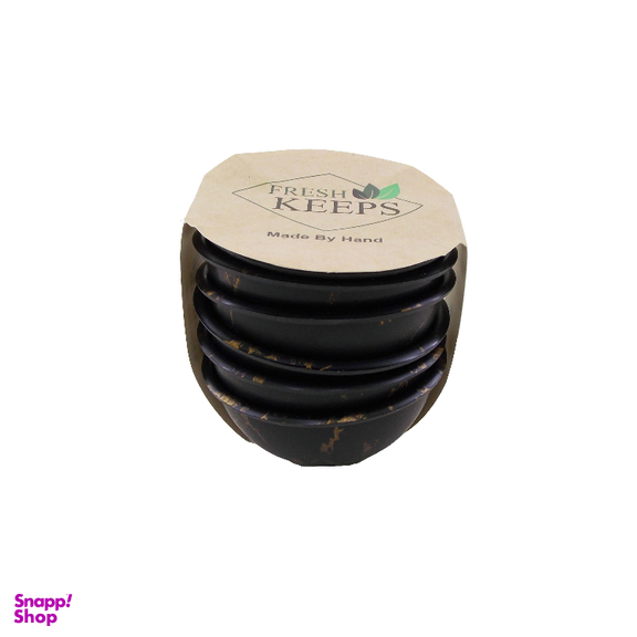 پیاله فرش کیپس (Fresh Keeps) طرح ماربل بسته 6 عددی