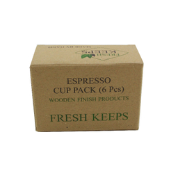 فنجان فرش کیپس (Fresh Keeps) مدل اسپرسو خوری طرح ماربل بسته 6 عددی