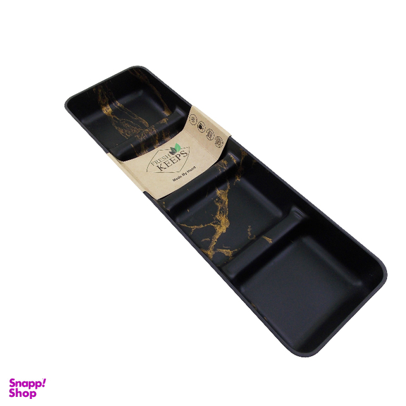 اردو خوری فرش کیپس (Fresh Keeps) مدل چهار خانه مستطیل طرح ماربل کد 4040
