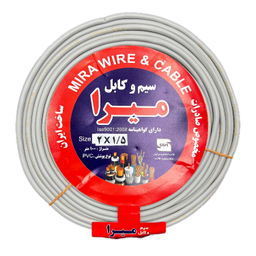کابل برق افشان 2 در 1٫5 میرا کد طوسی