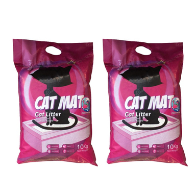 خاک عطری گربه کت (Cat Mat) مت مدل اوشن وزن 10 کیلوگرم بسته 2 عددی