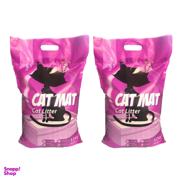 خاک گربه کت مت (Cat Mat) وزن 10 کیلوگرم بسته 2 عددی