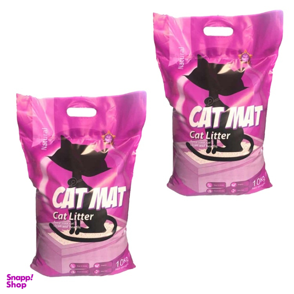خاک گربه کت مت (Cat Mat) وزن 10 کیلوگرم بسته 2 عددی