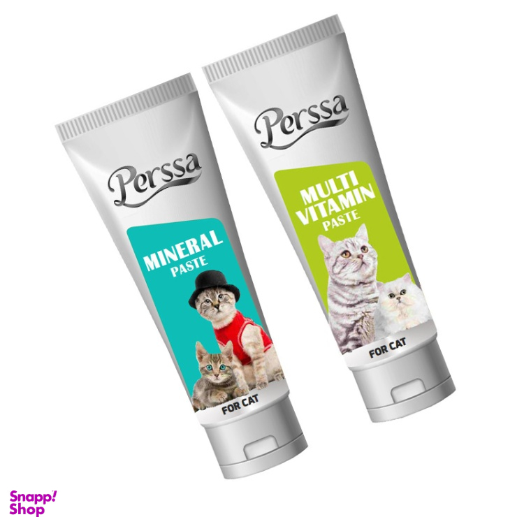 خمیر مولتی ویتامین و مینرال گربه پرسا وزن 100 گرم مجموعه 2 عددی