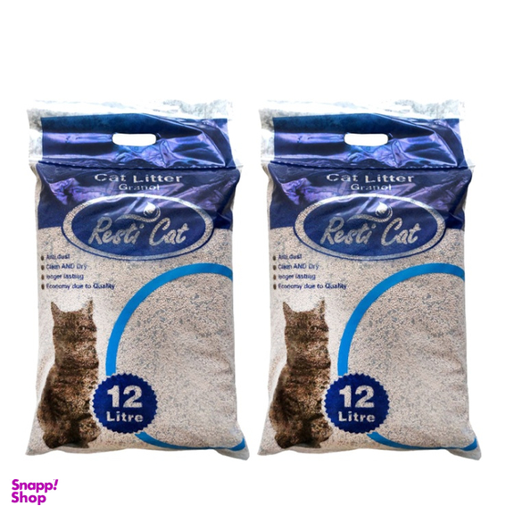 خاک گربه کربن دار رستی کت وزن 10 کیلوگرم بسته 2 عددی