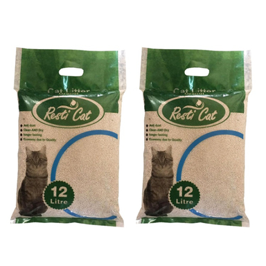 خاک گربه رستی کت مدل Ultra Clump وزن 10 کیلوگرم بسته 2 عددی