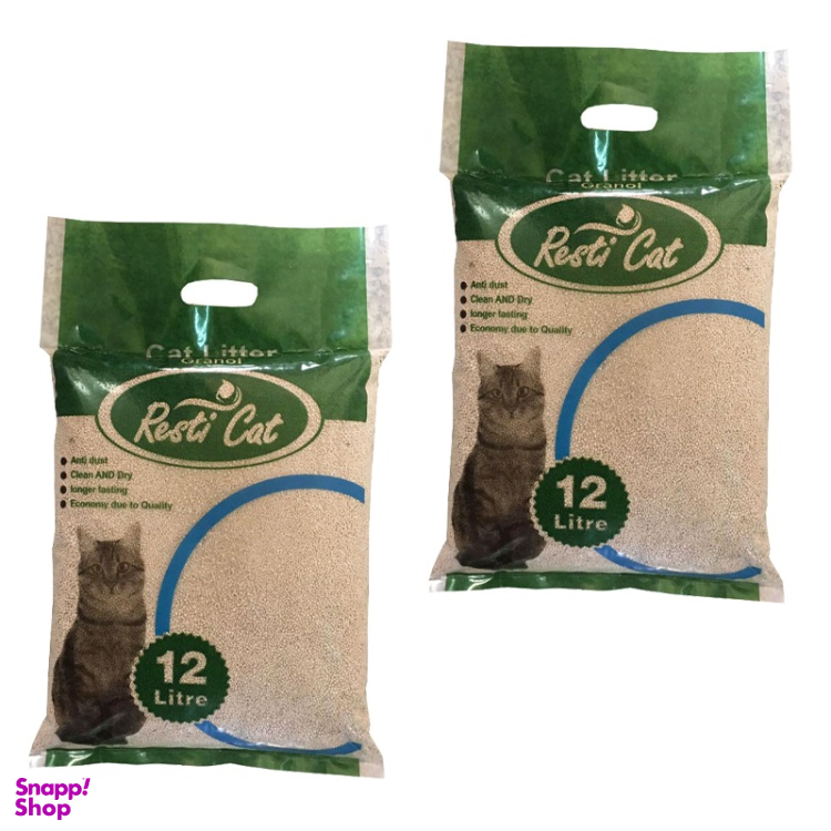 خاک گربه رستی کت مدل Ultra Clump وزن 10 کیلوگرم بسته 2 عددی