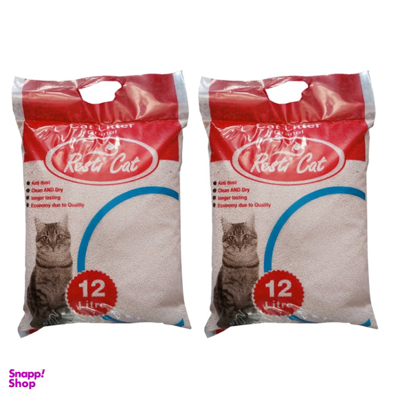 خاک گربه رستی کت مدل گرانولی وزن 10 کیلوگرم بسته 2 عددی