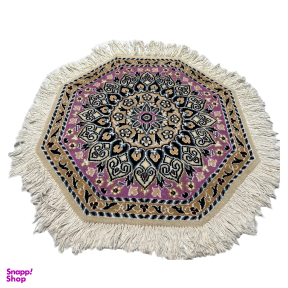 فرش دستباف نایین (قالیچه) مدل ناز سایز 50×50 سانتی متر