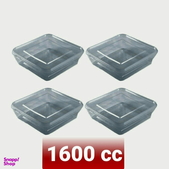 ظرف نگهدارنده دربدار طب پلاستیک 1600 سی سی