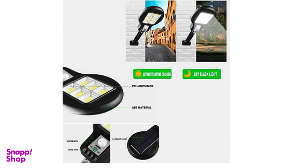 چراغ دیواری خورشیدی سولونیکس (Solonix) مدل راکتی پایه دار