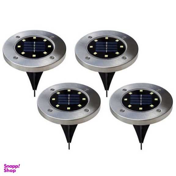 چراغ دفنی خورشیدی سولونیکس (Solonix) مدل دیسکی کد 8 مجموعه 4 عددی