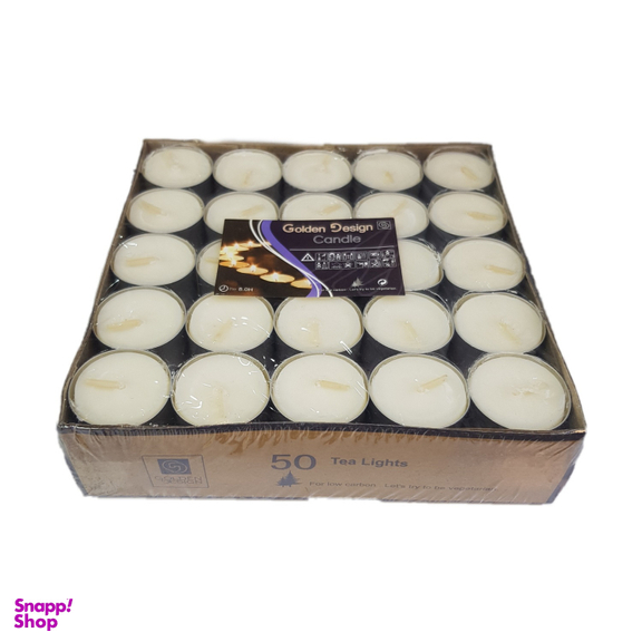 شمع وارمر گلدن دیزاین (Golden Design) بسته 50 عددی