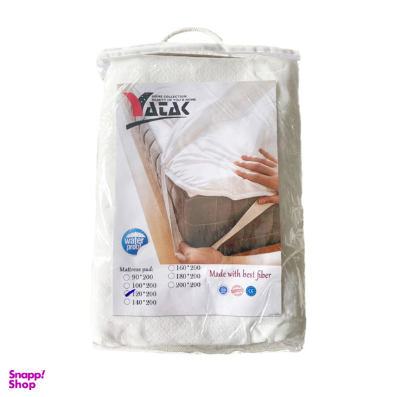 محافظ تشک ضد آب یاتاک سایز 120*200 یک نفره