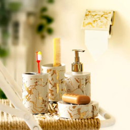 ست سرویس بهداشتی 7 پارچه رز من (Rose Man) طرح ماربل