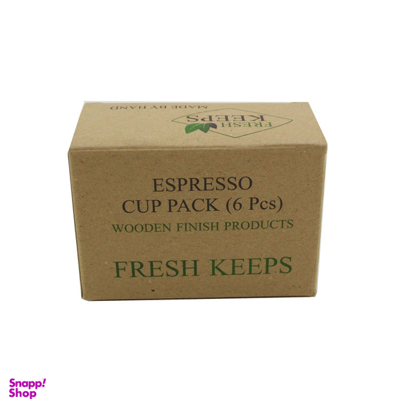 فنجان اسپرسو خوری فرش کیپس (Fresh Keeps) بسته 6 عددی