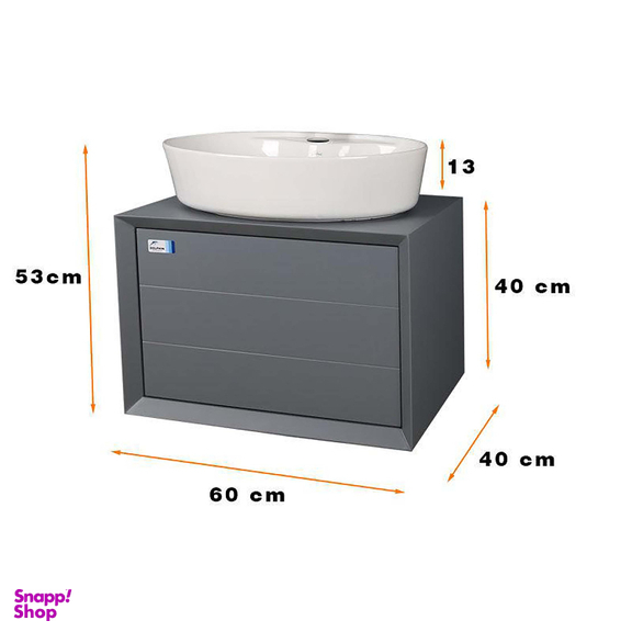 ست کابینت و روشویی دلفین (Dolphin) مدل 6040 به همراه آینه