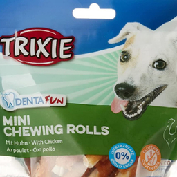 تشویقی سگ تریکسی (Trixie) مدل Dentafun Mini Chewing Rolls وزن 120 گرم