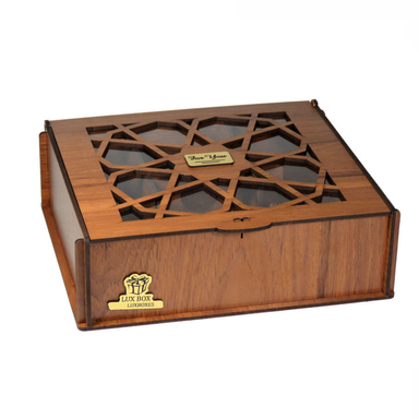 جعبه هدیه دمنوش و چای کیسه ای لوکس باکس (Luxe Box) کد LB031