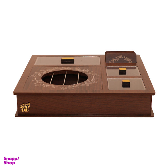 جعبه پذیرایی لوکس باکس (Luxe Box) مدل وارمر کد LB112-10 به همراه زیر لیوانی