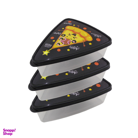 ظرف نگهدارنده فرش کیپس (Fresh Keeps) مدل مثلث کد 15 بسته 3 عددی