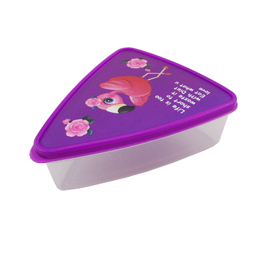 ظرف نگهدارنده فرش کیپس (Fresh Keeps) مدل مثلث طرح لک لک بسته 3 عددی