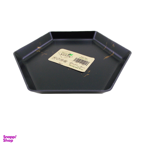 سینی فرش کیپس (Fresh Keeps) مدل شش ضلعی طرح ماربل