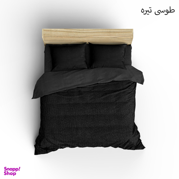سرویس روتختی 2 نفره کوکو جم مدل تترون 6 تکه به همراه 1 عدد بالش کوکو جم مدل فابیو